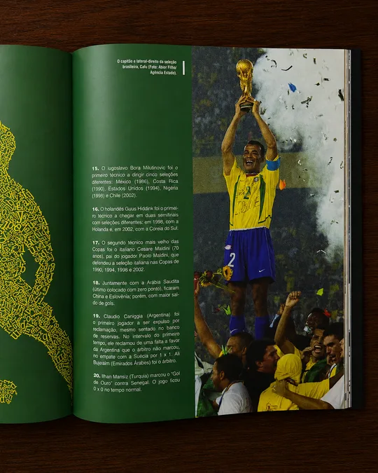 Páginas internas — Cafu e o penta de 2002